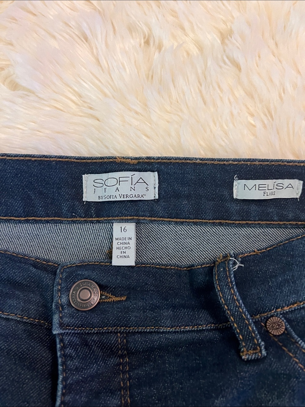 Melisa Flare by Sofia Jeans — Women's Dark Blue Flare Jeans